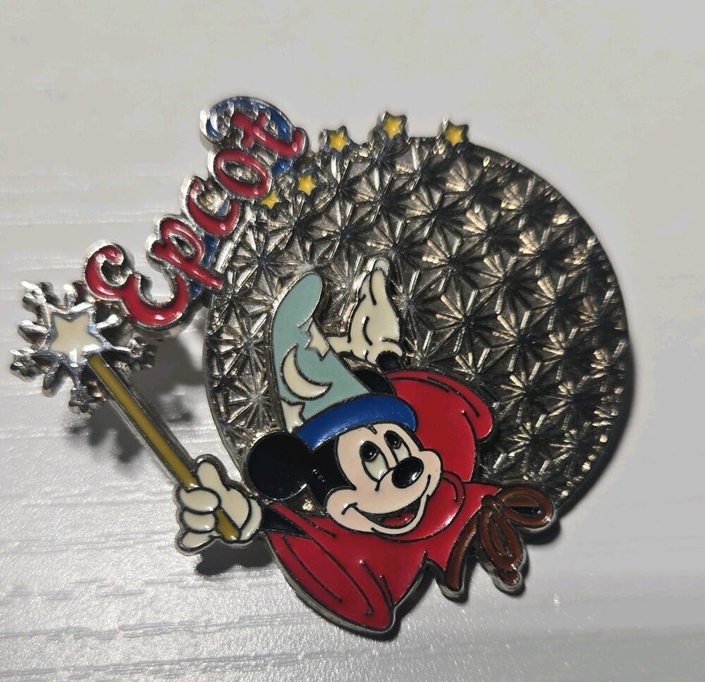 Official Disney Trading Pin 2007 Epcot Mickey Wizard Cute